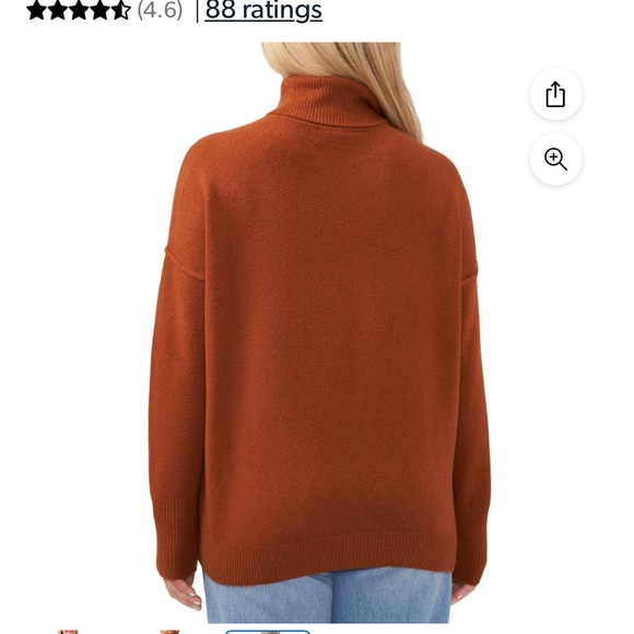 NWT Vince Camuto Ladies Turtleneck Sweater  XXL - Picture 3 of 6